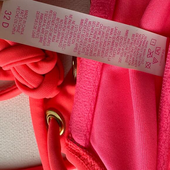 Victoria’s Secret Corset lace up back Bikini swim top size 32D - Picture 3 of 4